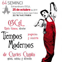 La OSCyL interpretará la banda sonora de ‘Tiempos modernos’ de Charles Chaplin durante la proyección del clásico en la 64 Seminci