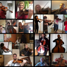 Más de cuarenta músicos de la OSCyL se unen virtualmente para ofrecer un particular y sentido ‘Himno a la alegría’, el cuarto movimiento de la ‘Novena sinfonía’ de Beethoven