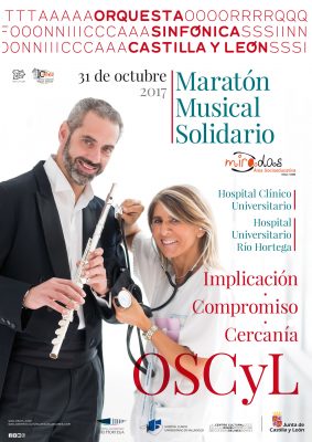 Cartel maratón solidario