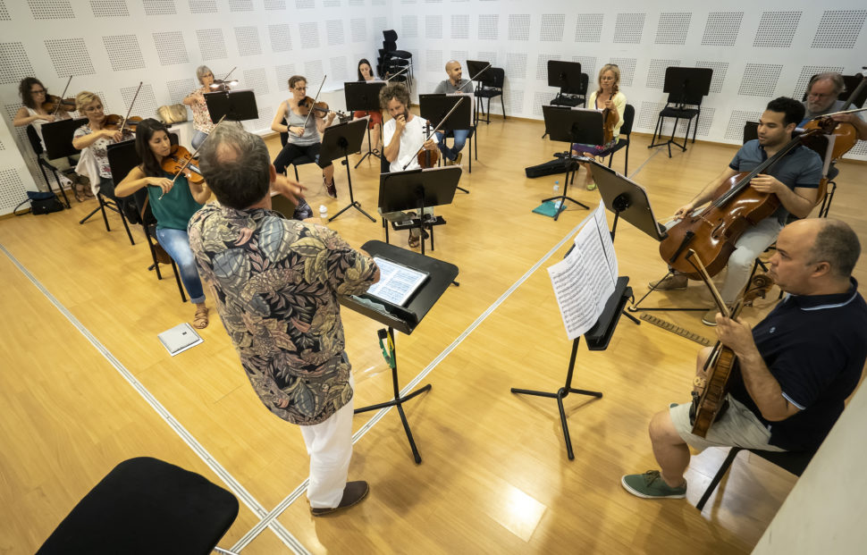 Photogenic/Miguel Ángel Santos. Valladolid. 06/07/2020. Ensayo Ensamble OSCYL