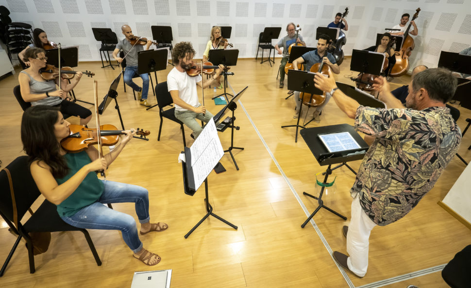 Photogenic/Miguel Ángel Santos. Valladolid. 06/07/2020. Ensayo Ensamble OSCYL