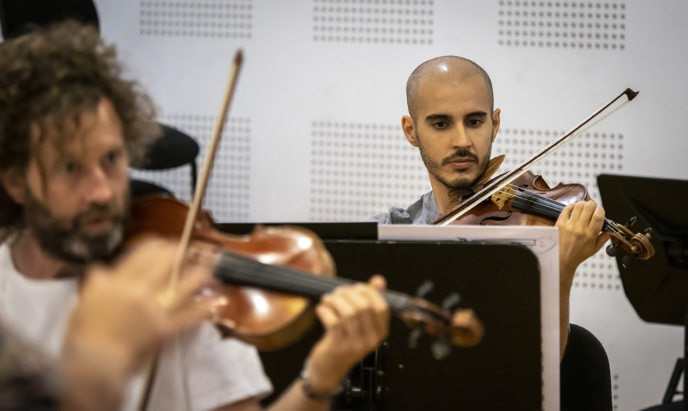 Photogenic/Miguel Ángel Santos. Valladolid. 06/07/2020. Ensayo Ensamble OSCYL