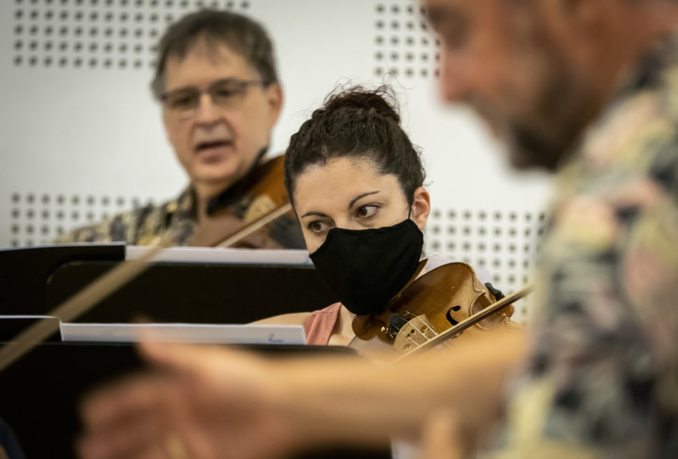 Photogenic/Miguel Ángel Santos. Valladolid. 06/07/2020. Ensayo Ensamble OSCYL