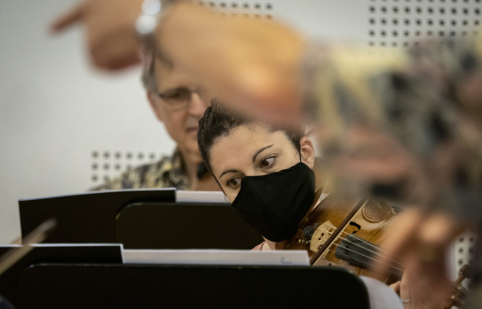 Photogenic/Miguel Ángel Santos. Valladolid. 06/07/2020. Ensayo Ensamble OSCYL