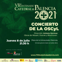 La OSCyL se suma a las celebraciones del VII Centenario de la Catedral de Palencia el próximo jueves día 8