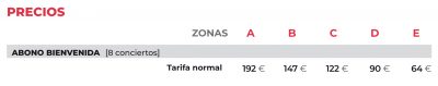 Precios bienvenida 22-23